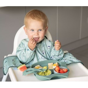 Assiette à compartiments ventousée