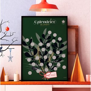 Calendrier de l'avent à gratter - couple
