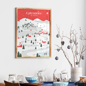 Calendrier de l'avent à gratter -