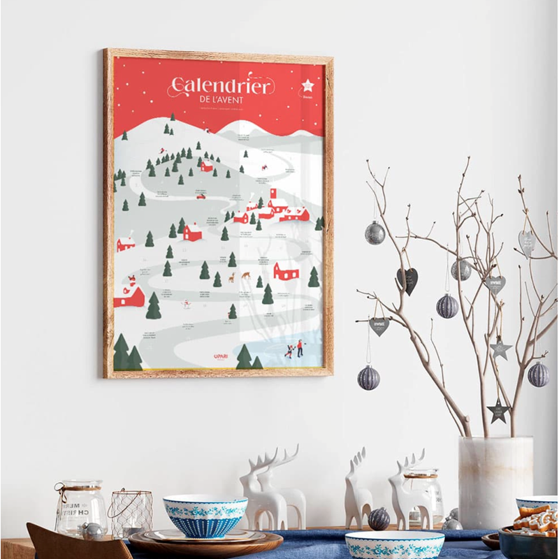 Calendrier de l'avent à gratter -