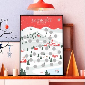 Calendrier de l'avent à gratter -