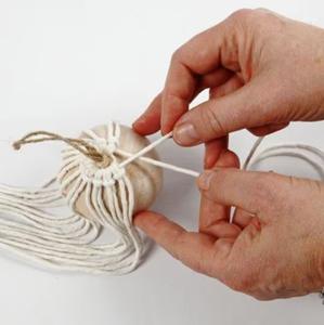 Kit diy macramé - boules de noël