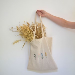 Kit broderie sur tote bag
