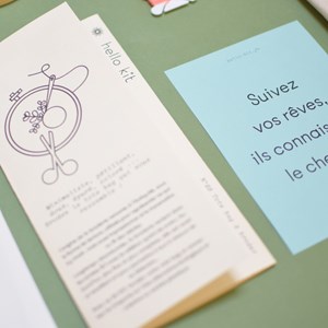 Kit broderie sur tote bag