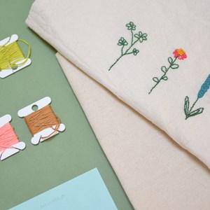 Kit broderie sur tote bag