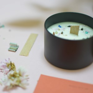 Créer une bougie avec des pierres