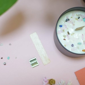 Créer une bougie avec des pierres