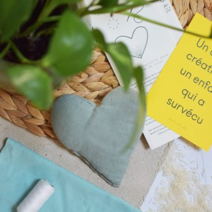 Bouillotte sèche cœur- kit diy