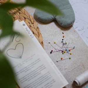 Bouillotte sèche cœur- kit diy