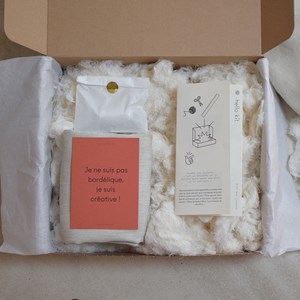 Coudre un coussin- kit débutant