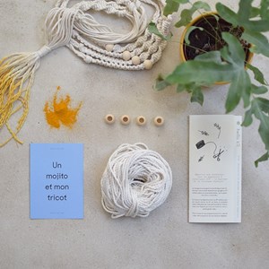 Suspension macramé- kit diy