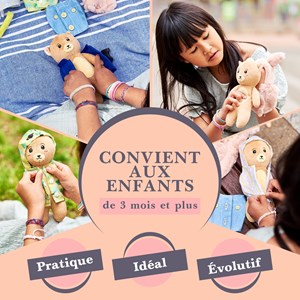 Kiddy bear - le petit doudou à habiller