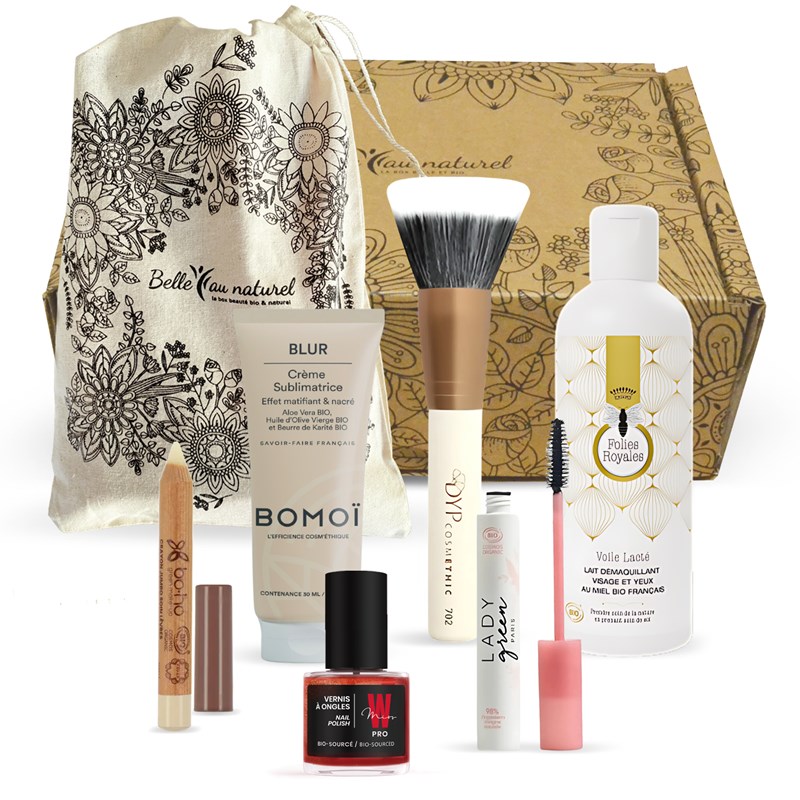 Coffret cadeau maquillage élégance bio