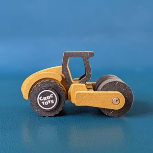 Kit rouleau compresseur en bois coloré