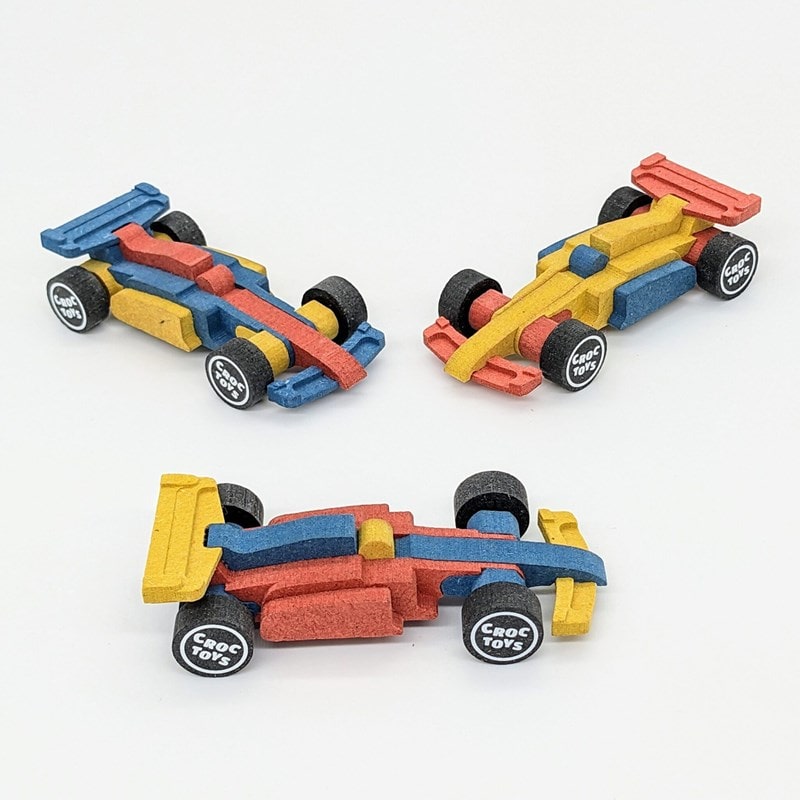 Jouets pour tout-petits pour 1 2 ans garçon et fille cadeaux piste de  course en bois rampe de voiture avec 4 mini voitures 