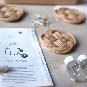 Dessous de verres et plat- kit diy