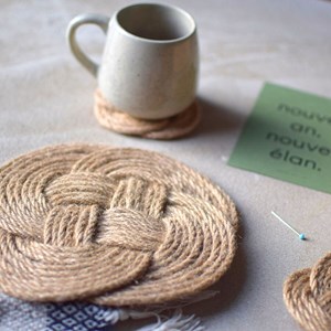 Dessous de verres et plat- kit diy