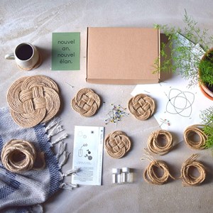 Dessous de verres et plat- kit diy