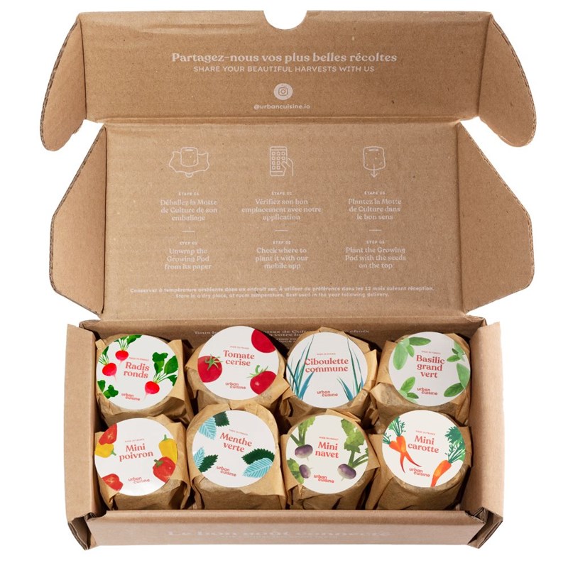 URBAN CUISINE - Coffret 8 variétés à planter - apéro