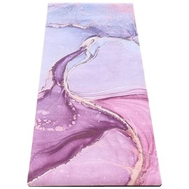 Tapis yoga 3 plis 6mm vague dorée  6mm