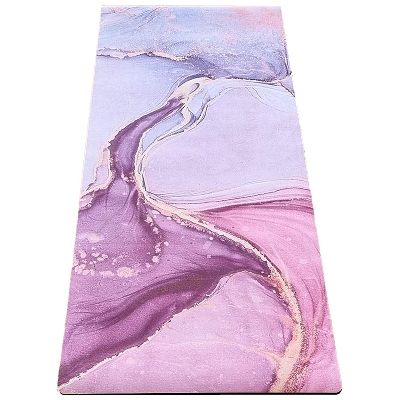 Tapis yoga 3 plis 6mm vague dorée 6mm