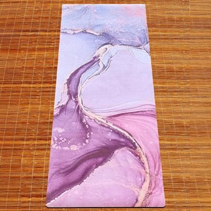 Tapis yoga 3 plis 6mm vague dorée  6mm