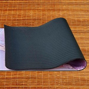 Tapis yoga 3 plis 6mm vague dorée  6mm