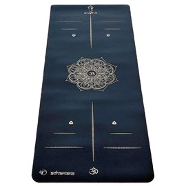 Tapis yoga pro similicuir mandala or 5mm