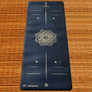 Tapis yoga pro similicuir mandala or 5mm