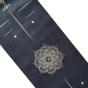 Tapis yoga pro similicuir mandala or 5mm