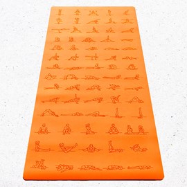 Tapis yoga éco-pu mains sèches & humides