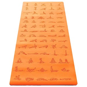 Tapis yoga éco-pu mains sèches & humides