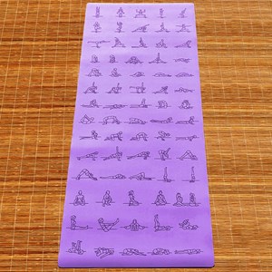 Tapis de yoga latex-pu asanas 5 mm