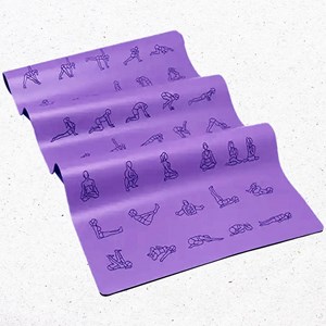 Tapis de yoga latex-pu asanas 5 mm