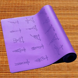 Tapis de yoga latex-pu asanas 5 mm