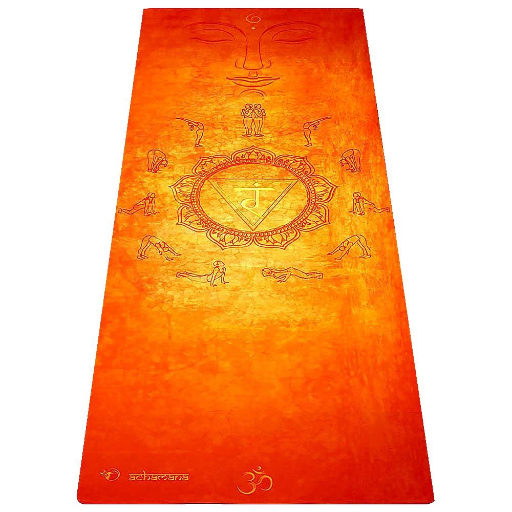 Tapis De Yoga De Voyage Maji – Daim Et Caoutchouc Naturel – Pliable + Pochette