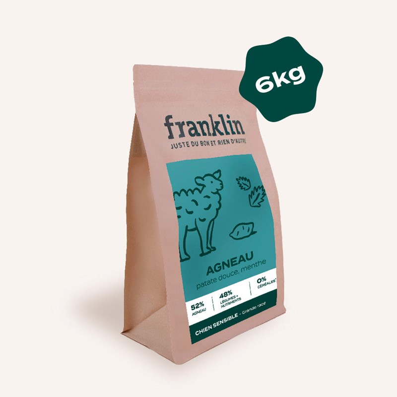Franklin Pet Food - Croquettes chien agneau 6kg