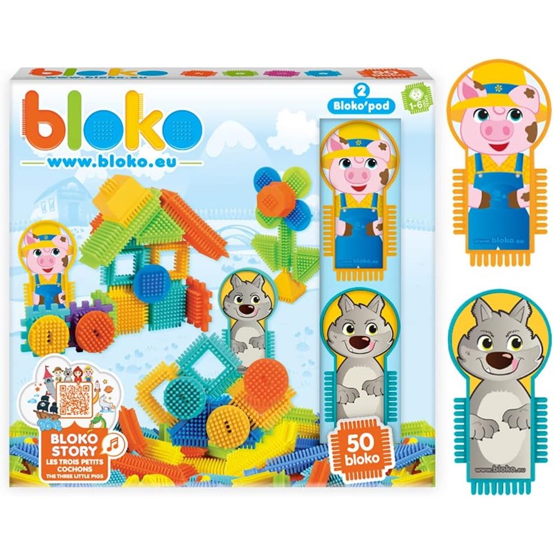 bloko - Bloko 50 bioko avec 2 figurines à thème