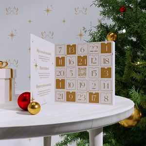 Calendrier de l’avent bijoux doré