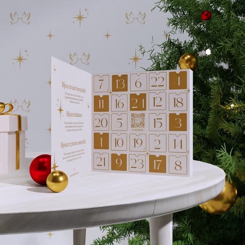 Paloma de Bahia - Calendrier de l’avent bijoux doré