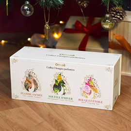 Coffret de 3 bougies parfumées