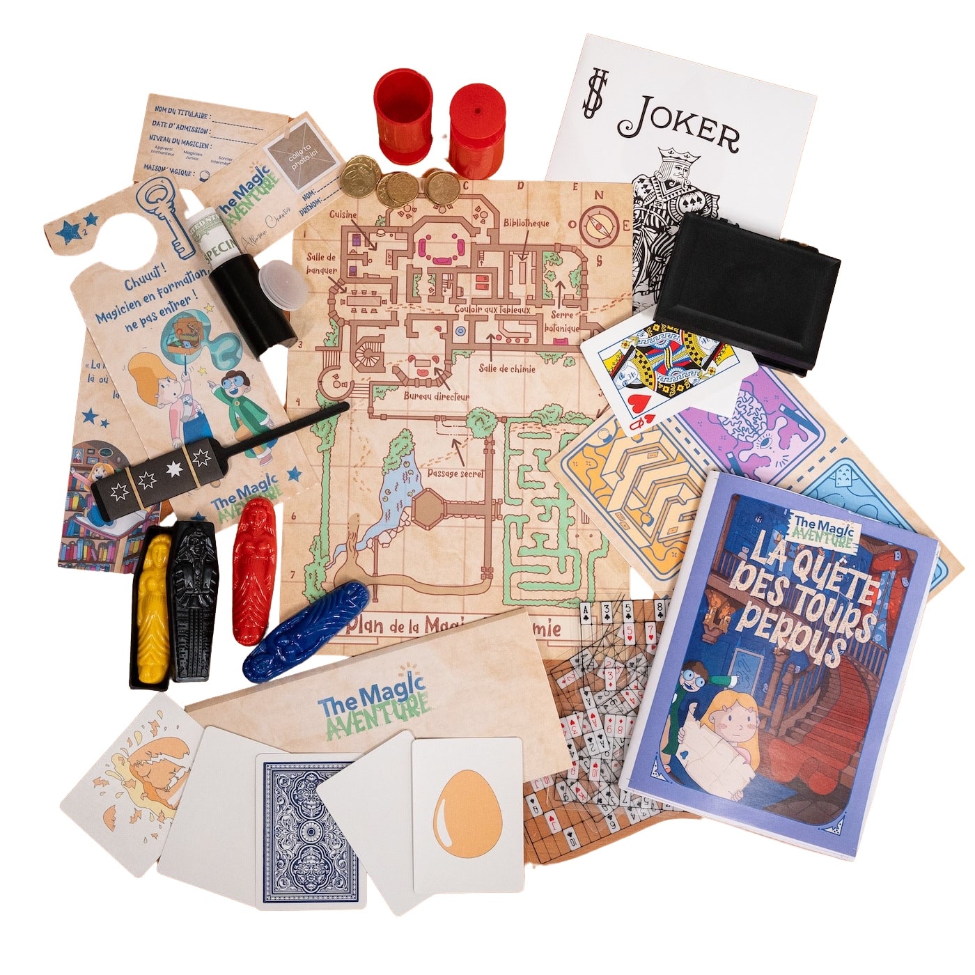 Kit de magicien pour enfants - Ensemble de tours de magie pour enfants  Dulex Edition Magic : : Jeux et Jouets