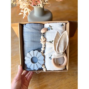Coffret de naissance bébé bleu