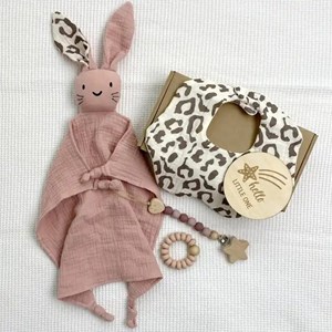 Coffret naissance lapin rose