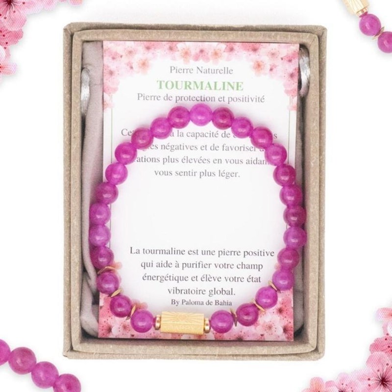 Paloma de Bahia - Bracelet tourmaline caixa