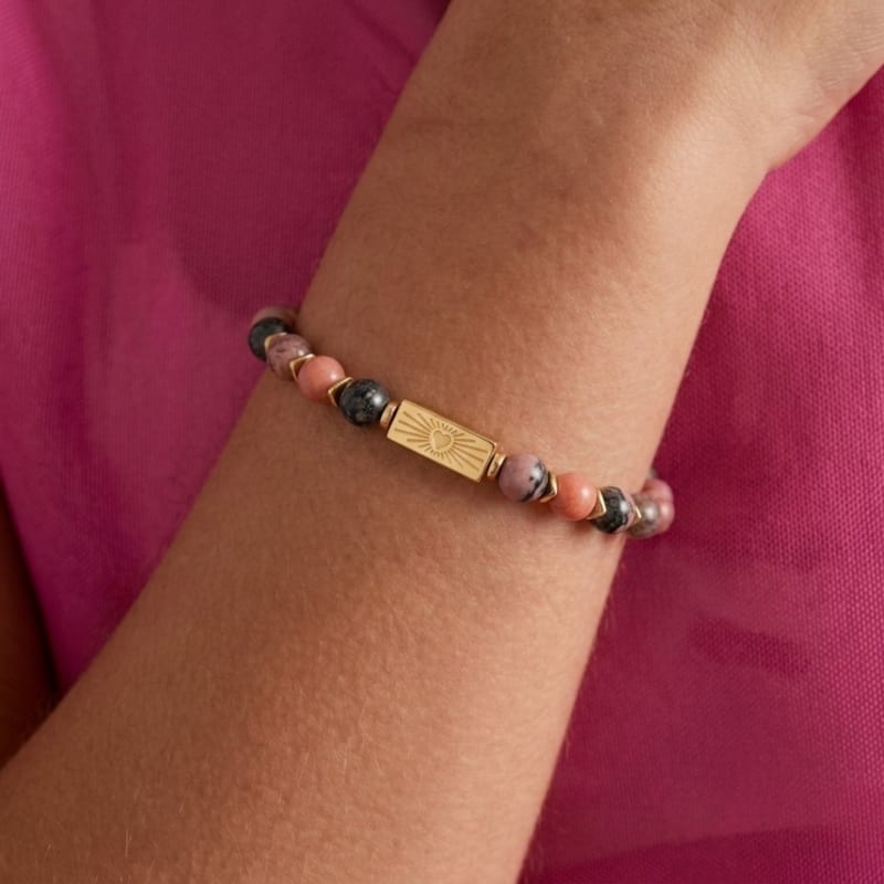 Bracelet rhodochrosite caixa - douceur & apaisement