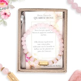 Bracelet quartz rose caixa