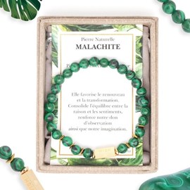 Bracelet malachite caixa – protection & transformation