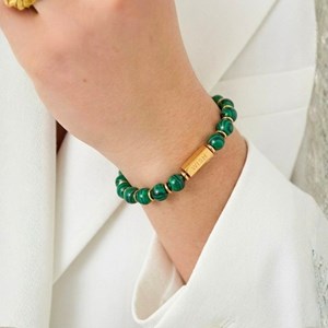 Bracelet malachite caixa – protection & transformation
