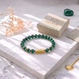 Bracelet malachite caixa – protection & transformation